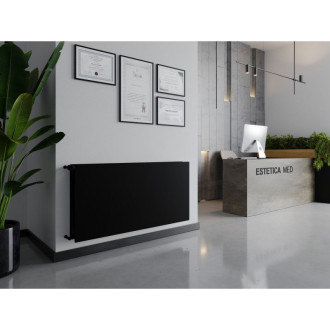 Mexen CHF20 Deskové otopné těleso 500x500, boční připojení, 431 W, černé W420HF-050-050-70