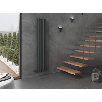 Dekorativní radiátor Mexen Oregon 1800 x 360 mm, 604 W, antracit - W202-1800-350-00-66