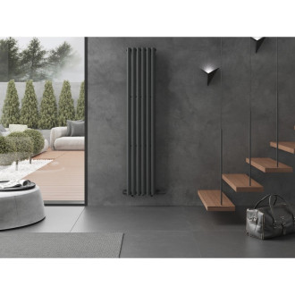 Dekorativní radiátor Mexen Oregon 1800 x 360 mm, 604 W, antracit - W202-1800-350-00-66