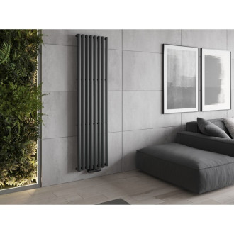 Dekorativní radiátor Mexen Oregon 1800 x 480 mm, 805 W, antracit - W202-1800-490-00-66