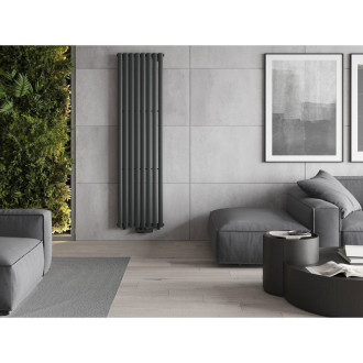 Dekorativní radiátor Mexen Oregon 1800 x 480 mm, 805 W, antracit - W202-1800-490-00-66