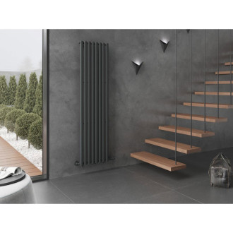 Dekorativní radiátor Mexen Oregon 1800 x 480 mm, 805 W, antracit - W202-1800-490-00-66