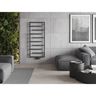 Dekorativní radiátor Mexen Orlando 1380 x 600 mm, 499 W, antracit - W207-1380-600-00-66
