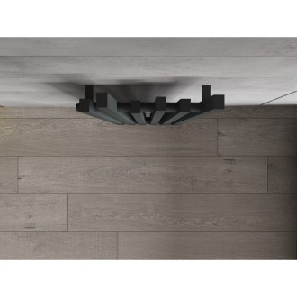 Dekorativní radiátor Mexen Omaha 1800 x 420 mm, 655 W, antracit - W208-1800-420-00-66