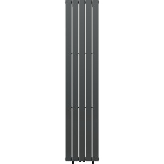 Dekorativní radiátor Mexen Boston 1800 x 376 mm, 740 W, antracit - W213-1800-376-01-66