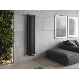 Dekorativní radiátor Mexen Denver 1600 x 378 mm, 1487 W, antracit - W215-1600-378-00-66