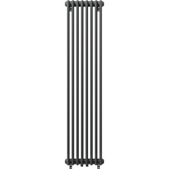 Dekorativní radiátor Mexen Denver 1600 x 378 mm, 1487 W, antracit - W215-1600-378-00-66