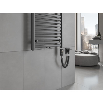 Mexen Hades elektrický radiátor 1200 x 500 mm, 600 W, antracit - W104-1200-500-2600-66