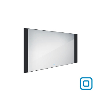 Nimco ZPC 41006V-90 Černé LED zrcadlo 1200x650 s dotykovým senzorem