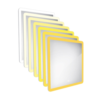 Nimco ZPC 42004V-90 Černé LED zrcadlo 1000x600 s dotykovým senzorem