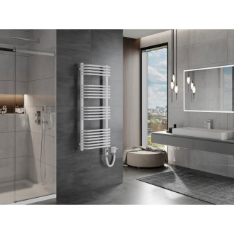 Mexen Apollo elektrický radiátor 1210 x 450 mm, 600 W, bílý - W117-1210-450-2600-20