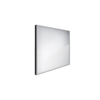 Nimco ZPC 13066-90 Černé LED zrcadlo 600x600