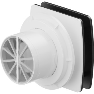 Mexen AXS 100 koupelnový ventilátor s časovačem, černý - W9601-100T-70