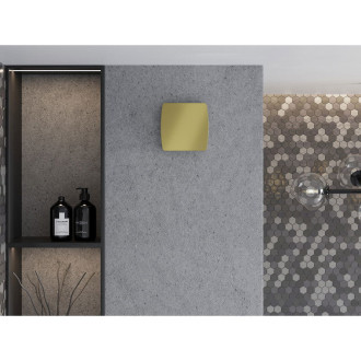 Mexen AXS 100 koupelnový ventilátor se senzorem vlhkosti, zlatý - W9601-100H-50