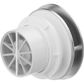 Koupelnový ventilátor Mexen AXR 100, stříbrný - W9602-100-11