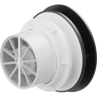 Mexen AXR 100 koupelnový ventilátor se senzorem vlhkosti, černý - W9602-100H-70