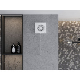 Mexen DXS 120 koupelnový ventilátor, kabelový vypínač, bílý - W9603-125K-00
