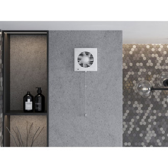 Mexen EXS 120 koupelnový ventilátor, kabelový spínač, bílý - W9604-125K-00