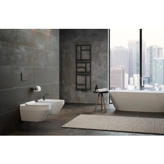 radiátor MONDRIAN 500 x 1440 mm, C31 black mat, středové připojení 50 mm RADMON501431SP