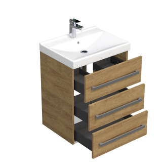 CUBE skř. s um. Verso 60cm dub chrom CUBE46603DHVER