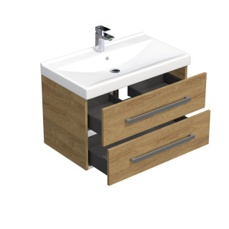 CUBE W C skř. s um. Verso 80cm dub chrom CUBE46802DHVER