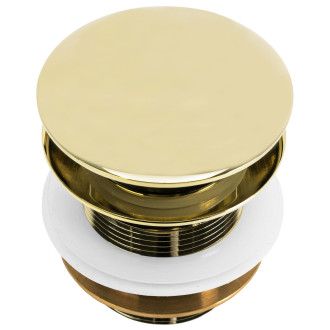 Univerzální vanová výpusť REA Click-clack - Gold
