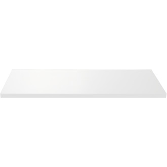CERANO - Koupelnová deska pod umyvadlo Navira - 36 mm + skrytá konzole - bílá matná - 120 cm