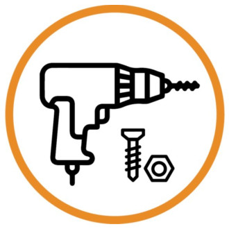 Nástěnná drátěná polička, 50x60x20 cm, černá barva