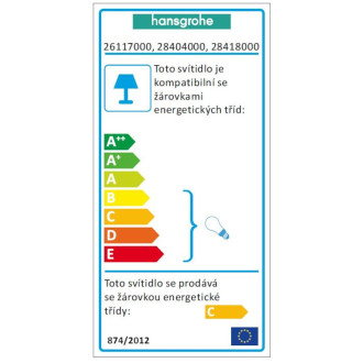 Hlavová sprcha Hansgrohe Raindance Rainmaker strop bez podomítkového tělesa chrom 28418000