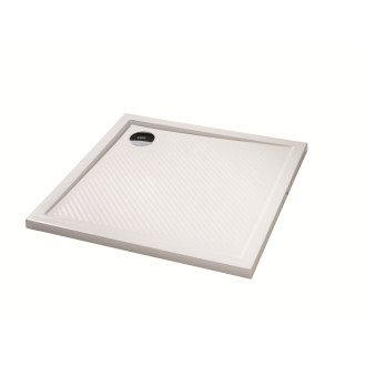 Sprchová vanička čtvercová Hüppe Purano 80x80 cm litý mramor 202160.055