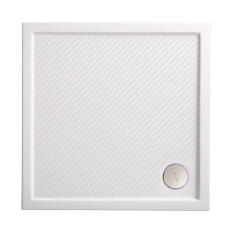 Sprchová vanička čtvercová Hüppe Purano 80x80 cm litý mramor 202160.055