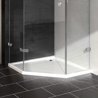 Sprchová vanička speciální Hüppe Purano 90x90 cm litý mramor 210601.055