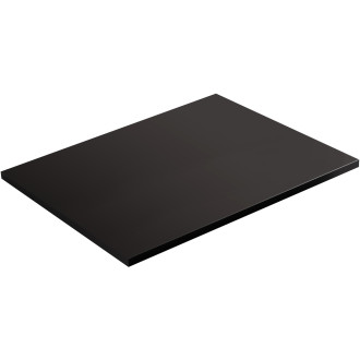 CERANO - Deska pod umyvadlo Navira - 120x46,5 cm - 36 mm - skříňka Carole 60 cm - černá matná - konzole černá
