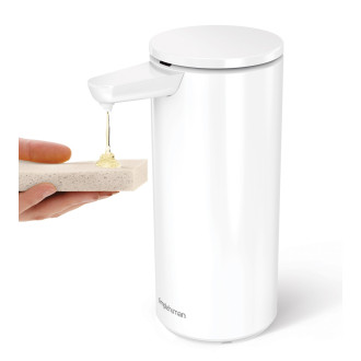 Bezdotykový dávkovač mýdla Simplehuman 414 ml dobíjecí bílá ocel SHST1075