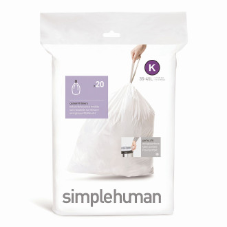 Sáčky do odpadkového koše 35-45 l Simplehuman zatahovací 20 ks SHCW0171