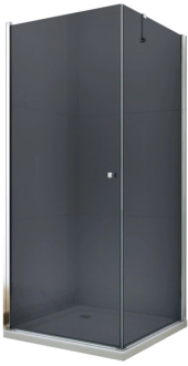 Mexen Pretoria sklopná sprchová kabina 90 x 90 cm, grafit, chrom - 852-090-090-01-40