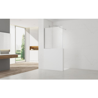 Sprchová zástěna SAT Walk-in 110x100 cm na sníženou příčku SATWIS110