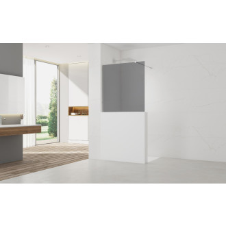 Sprchová zástěna SAT Walk-in 110x100 cm na sníženou příčku SATWIS110KS