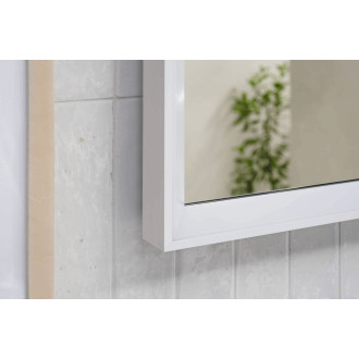 Led zrcadlo s dotykovým senzorem Hansgrohe Xarita E 120,6x70,6 cm bílá matná 54985700