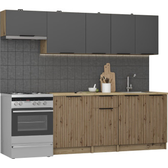 Kuchyňská linka Naturel Dalia 2,4 m KSETDALIA