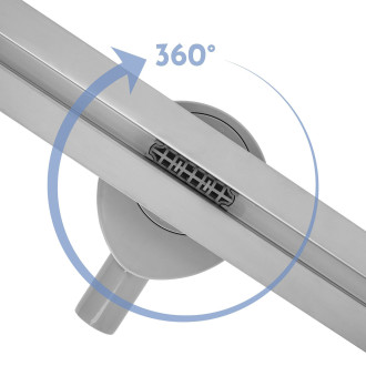 Odtokový žlab Rea FILO Nickel Brush 60