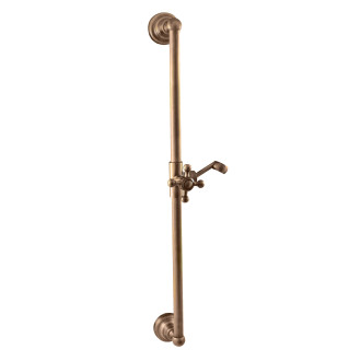 RAV SLEZÁK sprchová tyč MORAVA 60 cm, pr. 18 mm - kov - stará mosaz MD0553SM