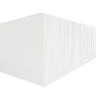 TUANA - Koupelnová skříňka pod umyvadlo Merito - bílá matná - 100x50x43 cm - 2. JAKOST