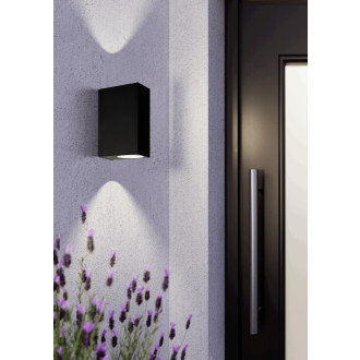 LED Nástěnná lampa Eglo SCOGLIERA-E černá 74023