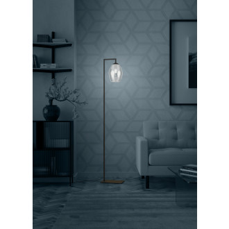 Stojací lampa Eglo ESTANYS černá 390256