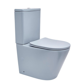 Wc kombi komplet kombinovaný SAT Infinitio tmavě modrá mat vario odpad SATINF031VPSNDBLM