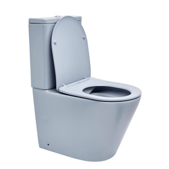 Wc kombi komplet kombinovaný SAT Infinitio tmavě modrá mat vario odpad SATINF031VPSNDBLM