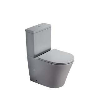 Wc kombi komplet kombinovaný SAT Infinitio šedá mat vario odpad SATINF031VPSNLGRM