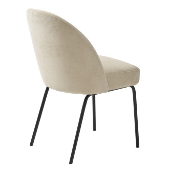Jídelní židle Unique Furniture CRESTON béžová samet 34680000
