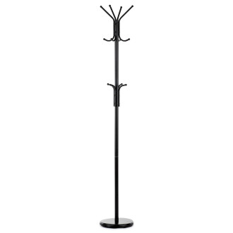 Věšák Autronic 182 cm černý Kov 80001-06B BK
